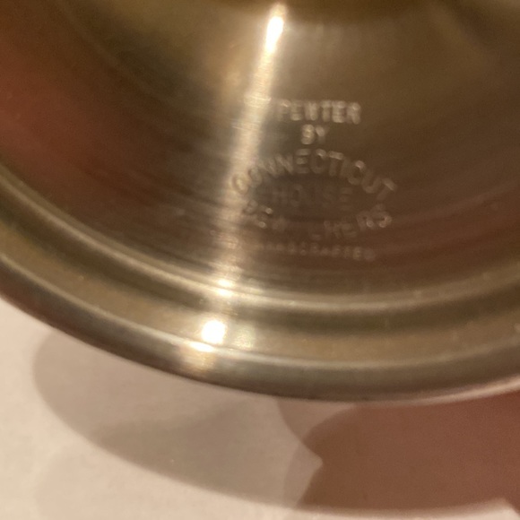 Connecticut House Pewter Small Candles candle Holder - Picture 2 of 3